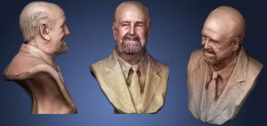 3D мадэль Busto Escultura De Hombre (STL)