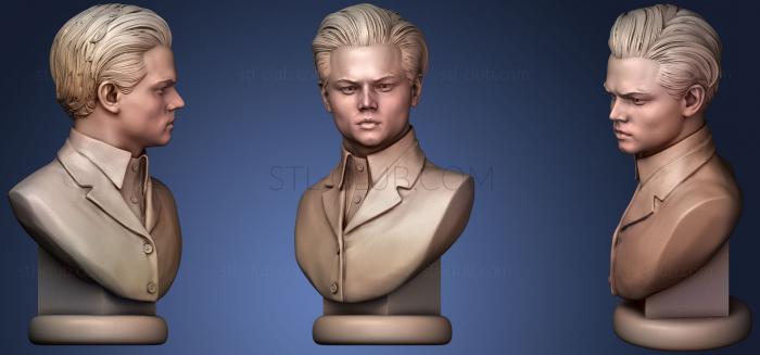 3D model Leonardo Di Caprio 1995 year (STL)