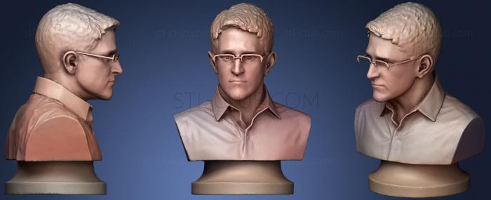 Statue Of Edward Snowden