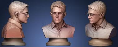 3D model Statue Of Edward Snowden (STL)