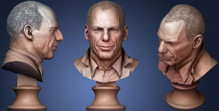 3D model Yanis Varoufakis V02 (STL)