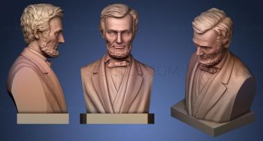 3D model Abraham Lincoln Bust (STL)
