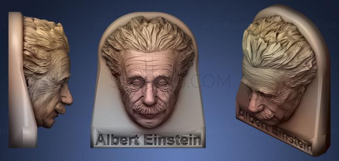 3D model Albert Einstein Bust (STL)