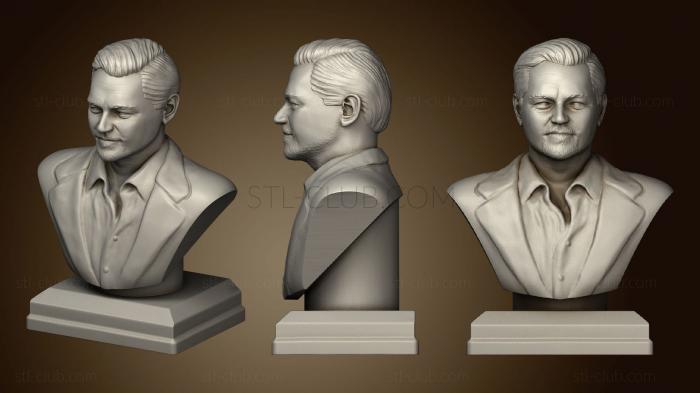3D model Bust Leonardo Dicaprio 2 (STL)