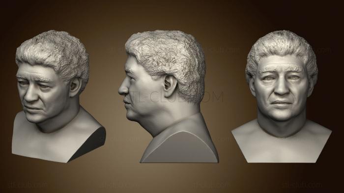 3D model Busto Maradona (STL)