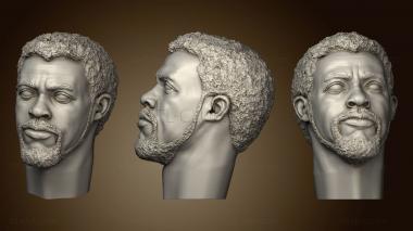 3D model Chadwik boseman (STL)