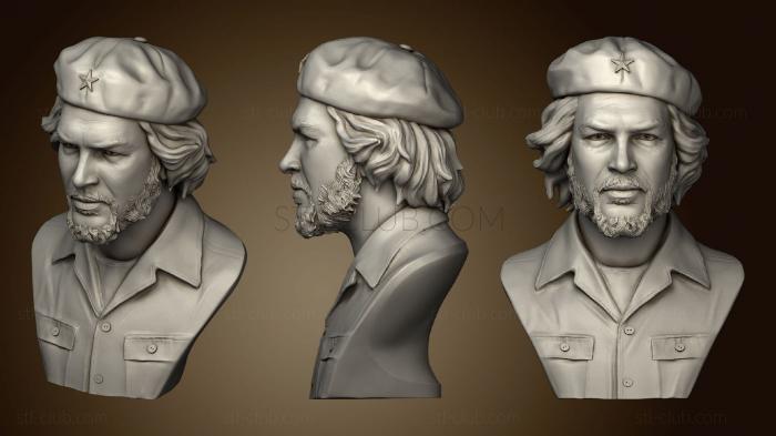 3D model Che Guevara bust (STL)