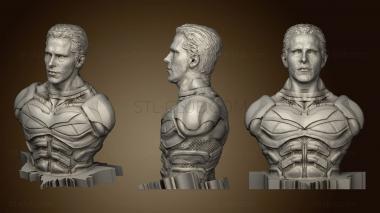 3D model Christian Bale batman bust (STL)