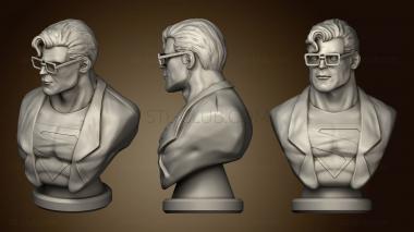 3D model Clark Kent bust (STL)