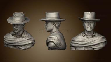 3D model Clint Eastwood Bust (STL)