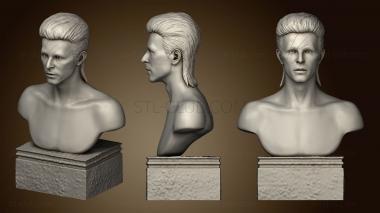 3D model David Bowie Bust (STL)