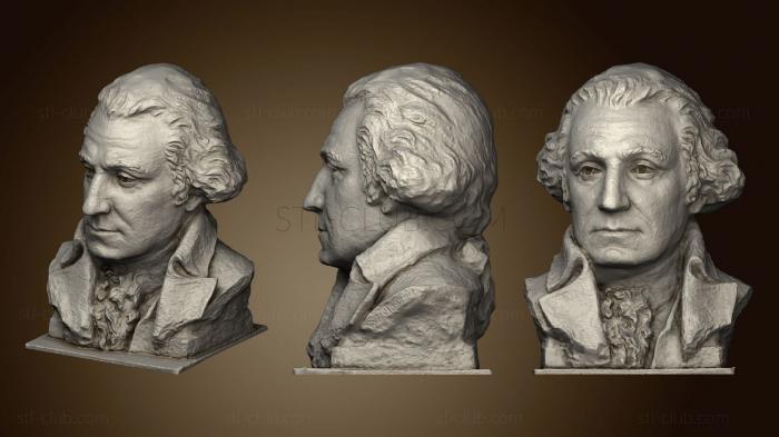 3D model George Washington Bust (STL)