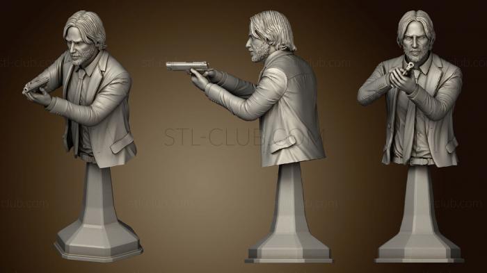 3D model H3 LL Creator John Wick Bust (STL)
