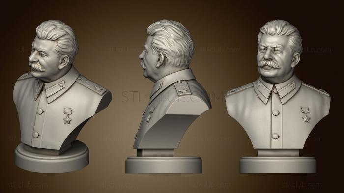 3D мадэль Бюст Иосифа Сталина (STL)