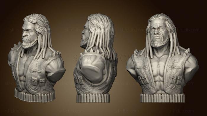 3D model Lobo Bust (STL)