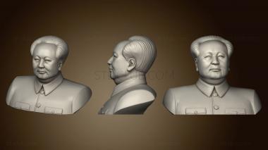 3D model Mao tse tung bust (STL)