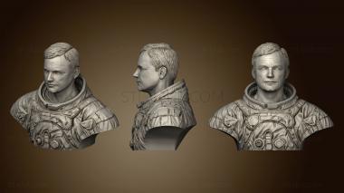 3D model Neil Armstrong Bust (STL)