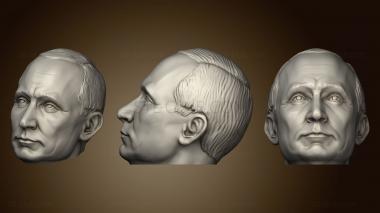 3D мадэль Бюст головы Путина (STL)