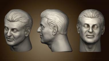 3D model Sylvester Stallone portrait (STL)