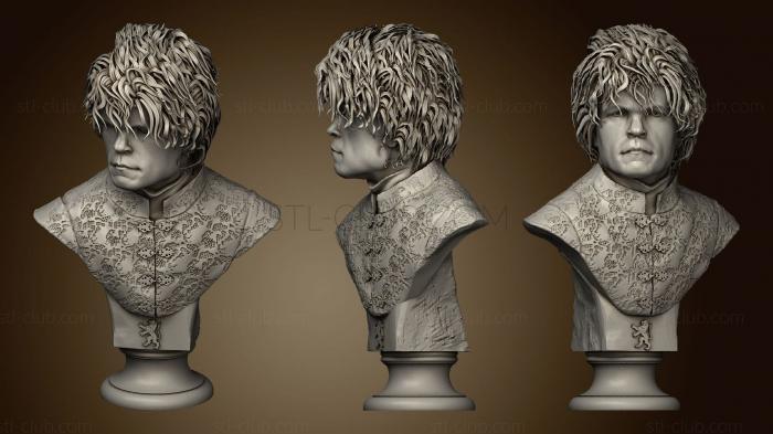 3D model Tyrion Lannister Bust (STL)