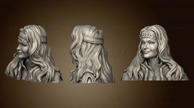 3D model Vampire Huntress Bust (STL)