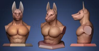 3D model Anubian Jackal Torso (STL)