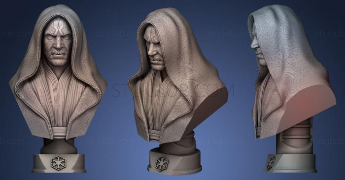 3D model Darth Maul With Hood (STL)