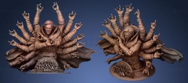 3D model Dr Strange with lots of hands (STL)