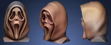 3D модель Призрачное лицо из Крика (STL)