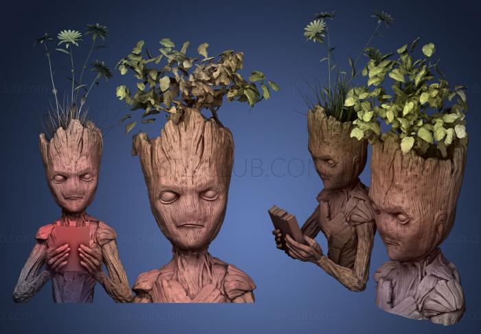 INSPIRITED TEEN GROOT VASES