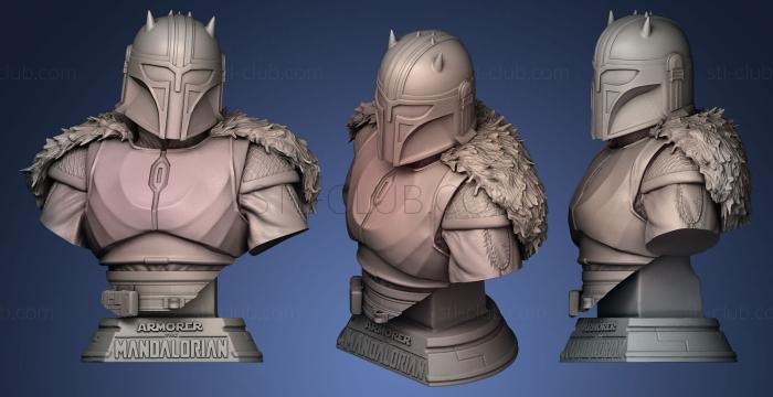 3D model Mandalorian Armorer (STL)