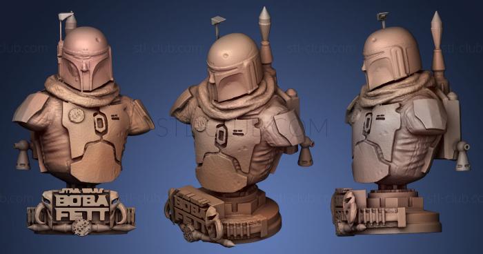 3D мадэль Звездные войны Боба Фетт (STL)