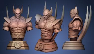 3D model Wolverine with swords (STL)