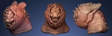 3D model Creature Head Sculpt 7 (STL)