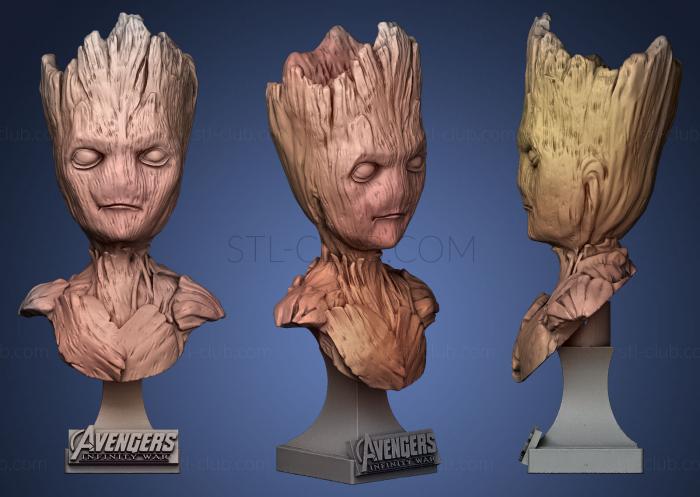 TEEN GROOT INSPIRITED MODEL BUST