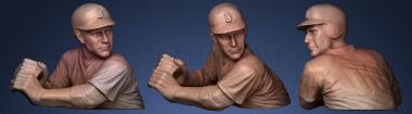 3D модель Бейсболист Винный Держатель Ручки (STL)