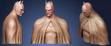 3D модель Бюст Крестоносца в плаще Бэтмена (фан-арт) (STL)
