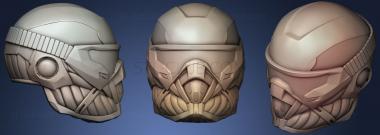 3D мадэль Шлем нанокостюма Crysis 3 (STL)