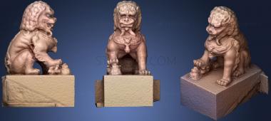 3D модель Статуя льва в Садах Драконов (STL)