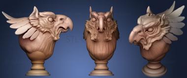 3D model Female Griffin Bust (STL)