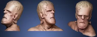 3D model Frankenstein Remix (Flattened Base) (STL)