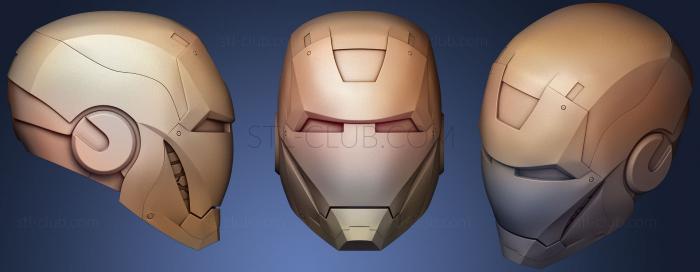 3D model Iron Man Mark III helmet (STL)