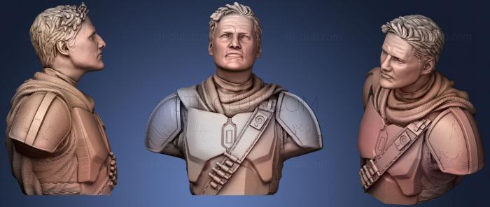 Mandalorian Bust Star Wars Support Free Remix