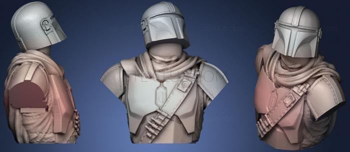 Mandalorian Bust Support Free Remix