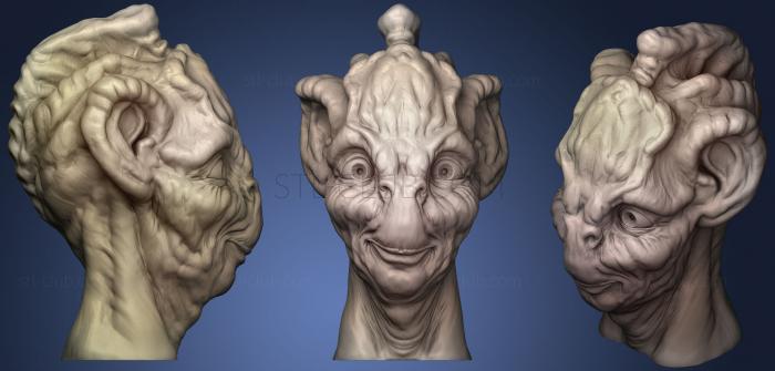 3D мадэль Скульптура головы Нуроха Грибсека (STL)