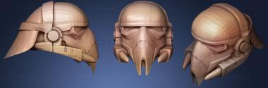 3D мадэль Изготовленный на заказ шлем солдата-клона Звездных войн (STL)