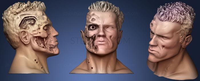 3D model Terminator Damaged T800 (Darkfate) (STL)