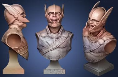 3D model Thor Gladiator Bust (STL)