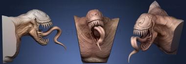 3D model Venom Bust Sculpture (STL)