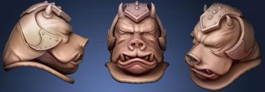 3D model Gamorrean Guard Jabbas palace Star Wars (STL)